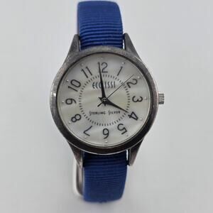 Ecclissi Sterling Silver 925 Watch Mother of Pearl Dial Working 10 Straps
